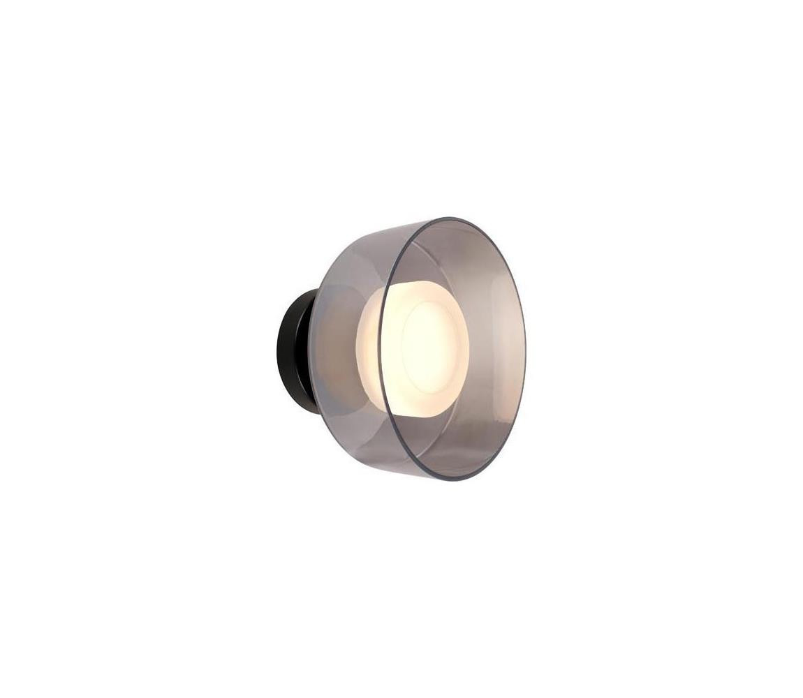 Eurolamp LED Nástěnné svítidlo LED/8W/230V 3000K černá/kouřová