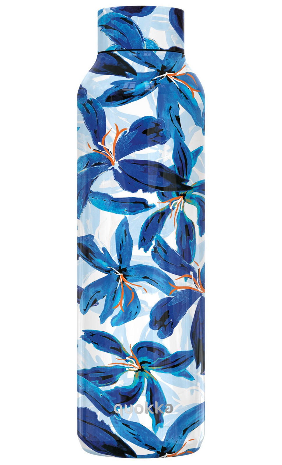 Nerezová termoláhev Solid, 630ml, Quokka, blue hibiscus