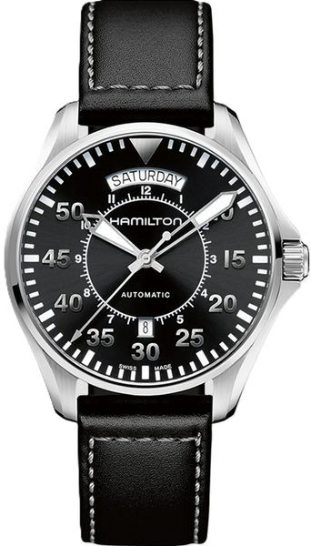 Hamilton Khaki Aviation Pilot Day Date Auto H64615735