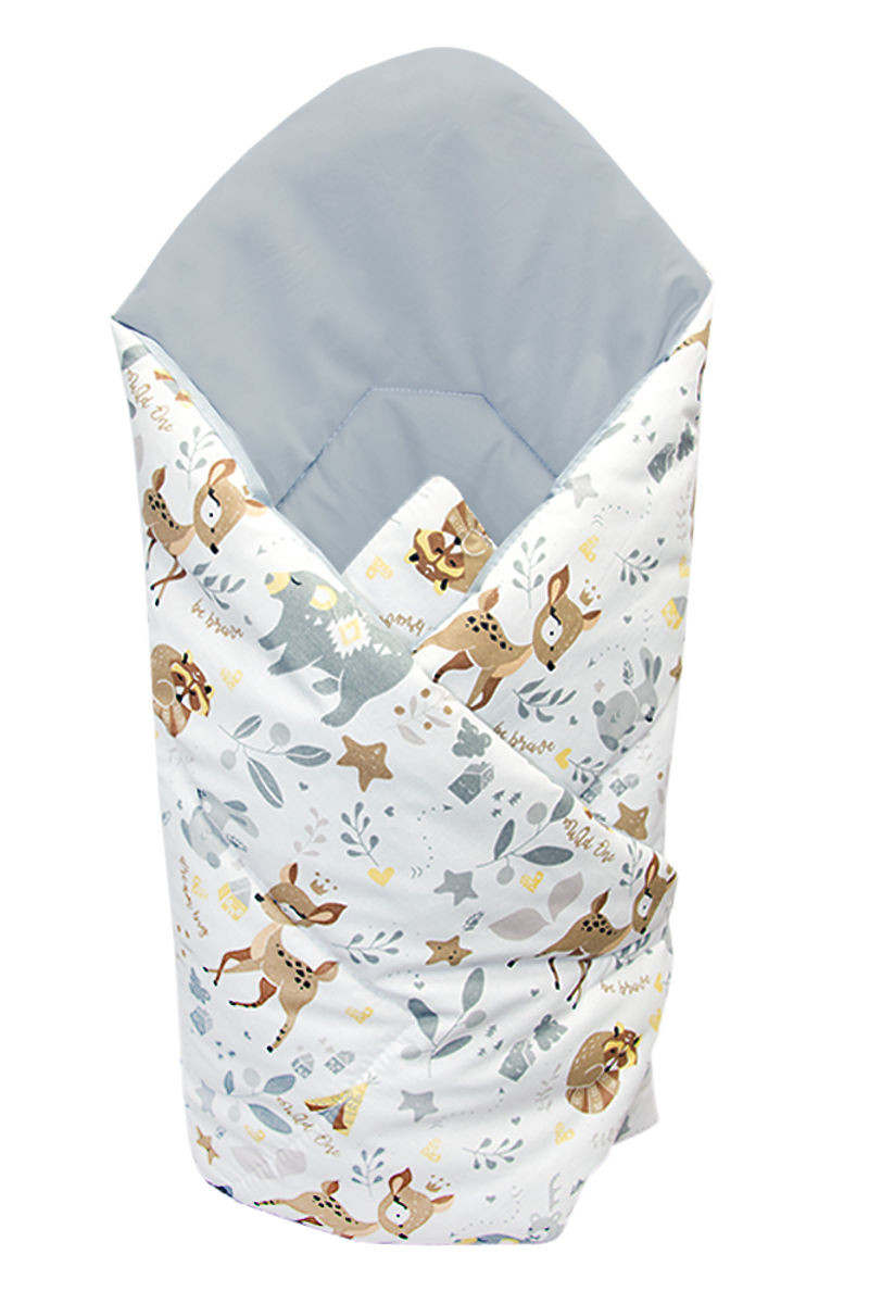 Zavinovačka Lesní zvířátka - šedá