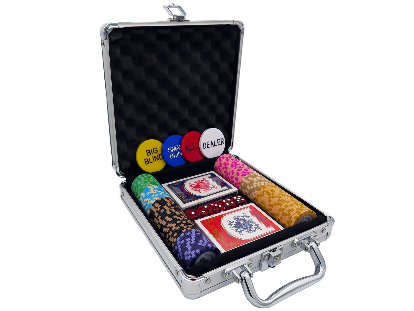 Poker set - 100 ks design Las Vegas Pokerclub