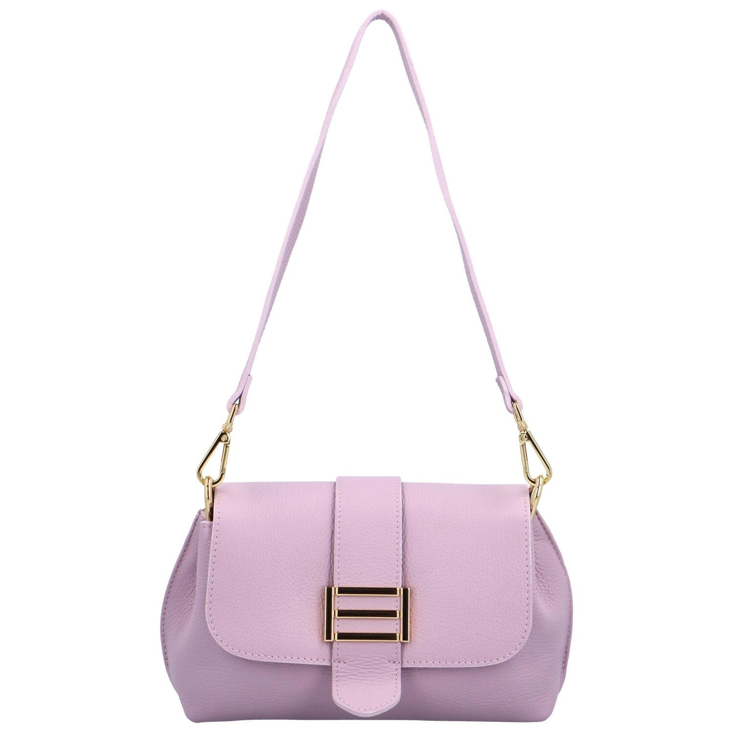 Dámská kožená crossbody kabelka fialová - Delami Trauda fialová