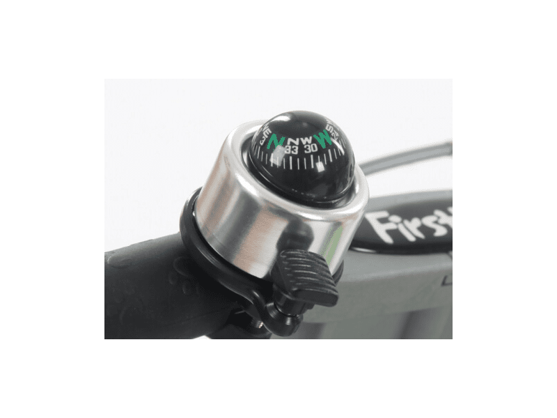 First Bike Zvonek kompas stříbrný