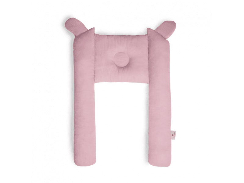 Maceshka Hnízdečko do korby mušelín růžová