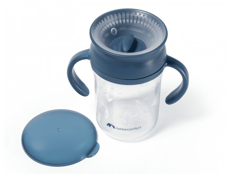Bebeconfort Hrnek trénovací 360° 280ml 6m+ Blue