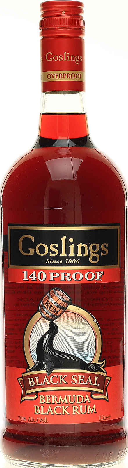 Gosling's Goslings Black Seal 140 Proof 70% 1l