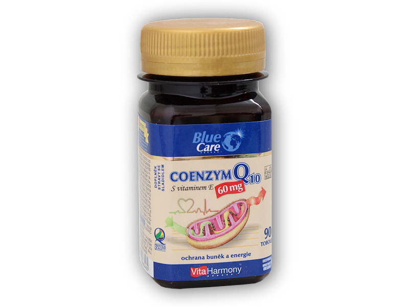 VitaHarmony Coenzym Q10 60 mg + vitamin E 90 kapslí