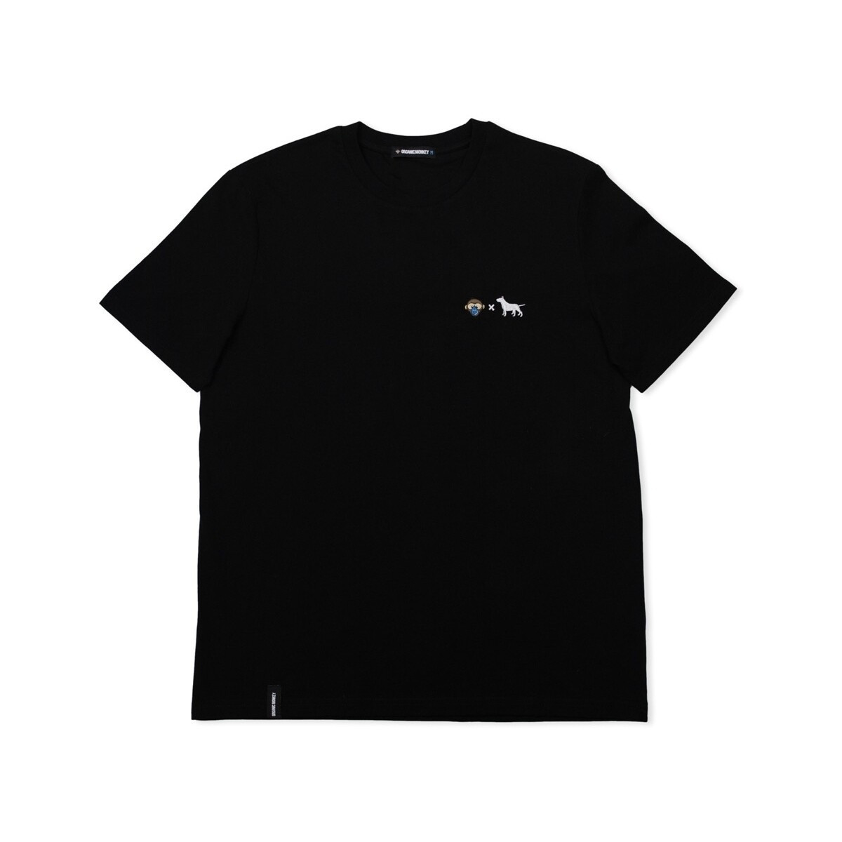Organic Monkey  x MAU FEITIO T-Shirt - Black  Černá