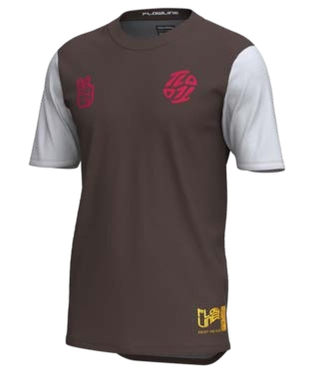 Pánský cyklistický dres Troy Lee Designs Flowline - Flipped Chocolate Velikost: S