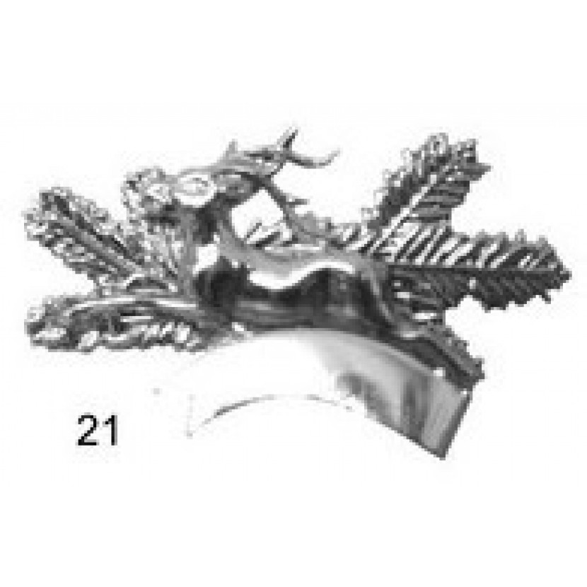 Odznak Běžící jelínek - stříbrný