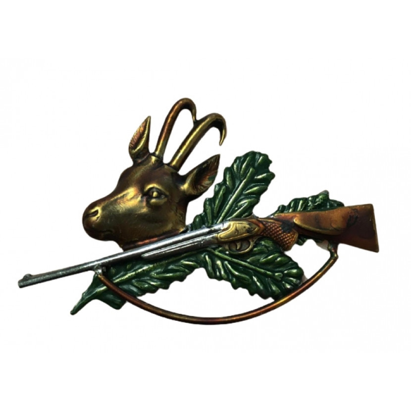 Odznak Kamzík a puška - barevný