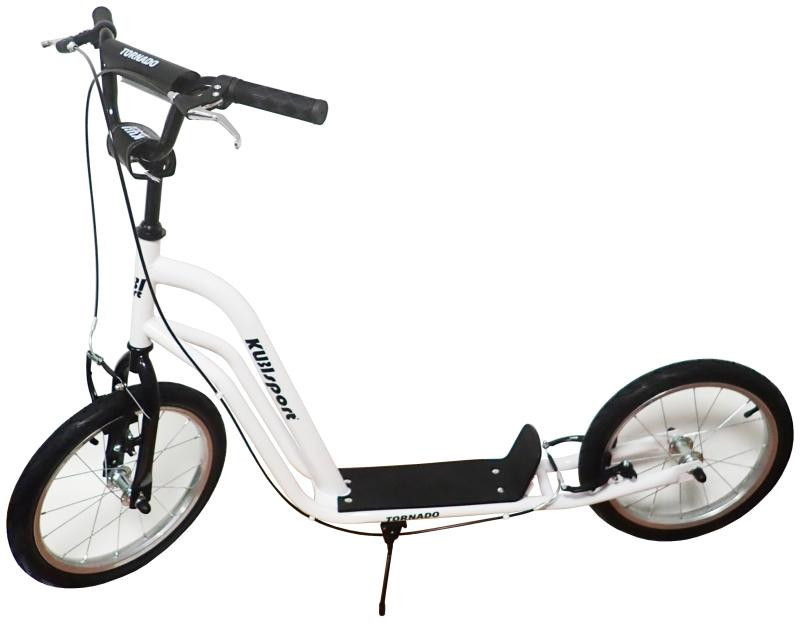 Kubisport Tornado 16/16 bílá koloběžka pro dospělé