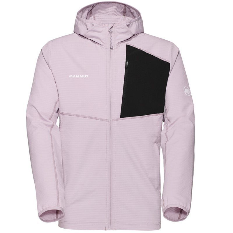 Mammut Lehká pánská bunda Mammut Madris ML s kapucí Alpine calamint