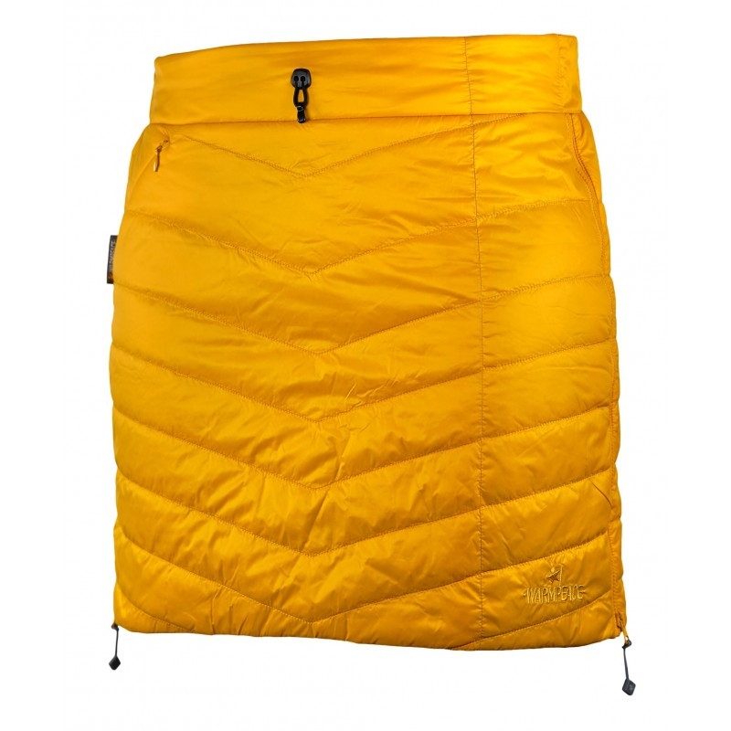 Warmpeace Velmi lehká Primaloft dámská zateplovací sukně Warmpeace Shee Nugget gold