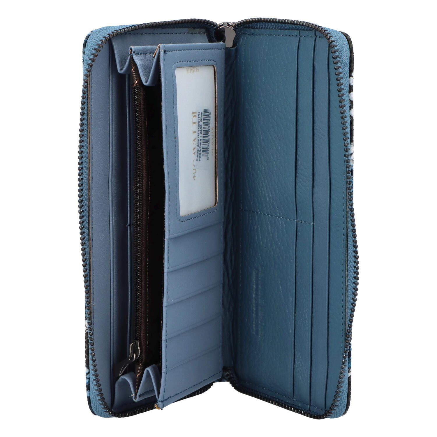 Dámská kožená peněženka Lauriela, modrá