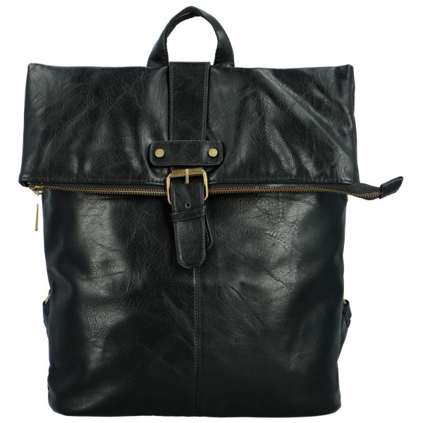 Stylový koženkový batoh Gohar, černý