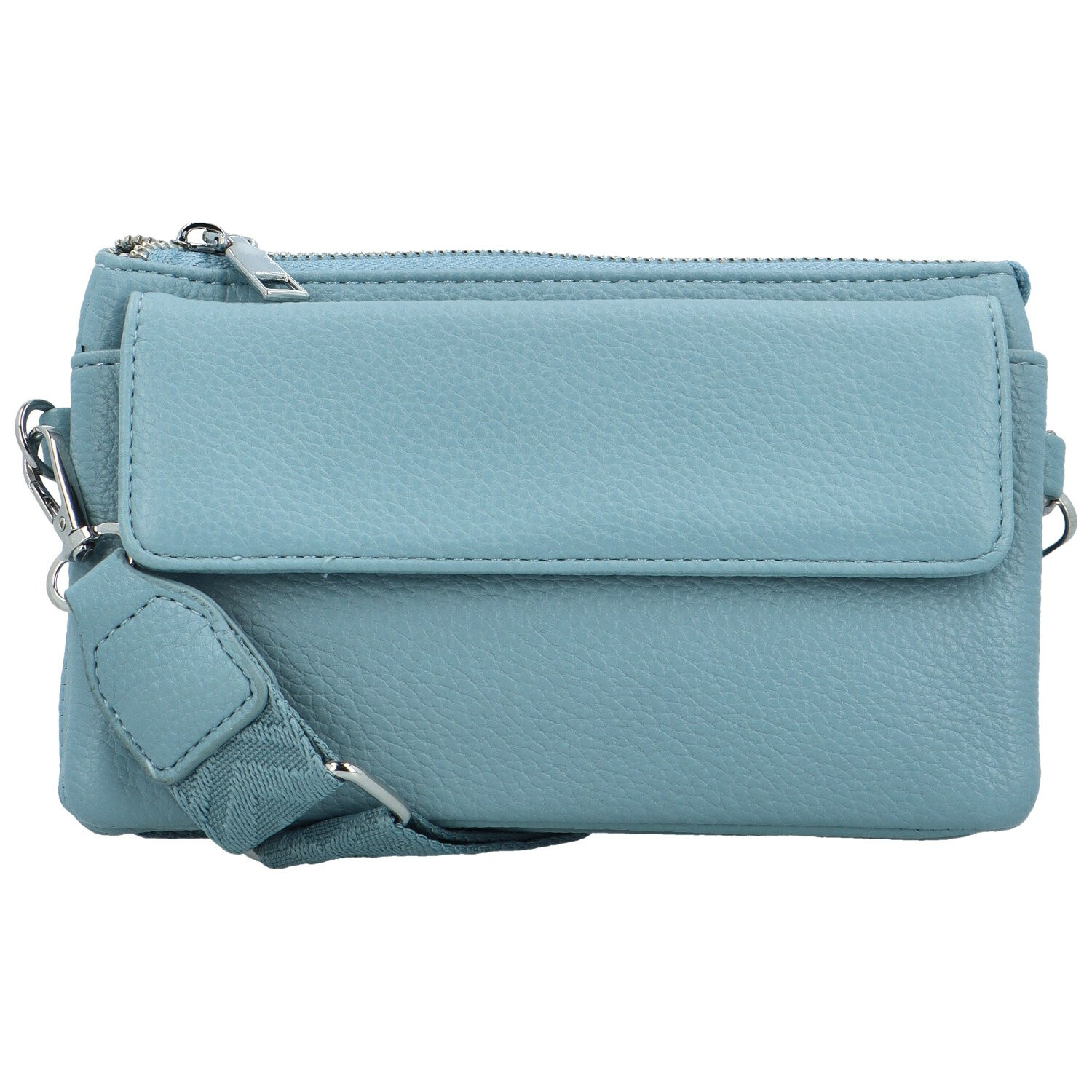 Trendy dámská crossbody kabelka Santiana Lea, džínově modrá