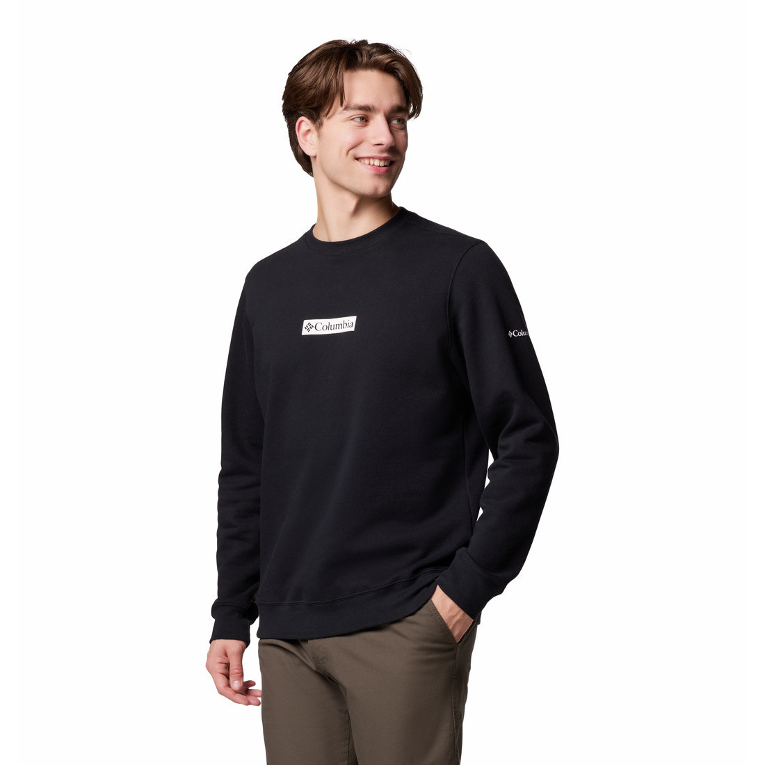 Pánská mikina Columbia Trek™ Crew Velikost: L / Barva: černá/bílá