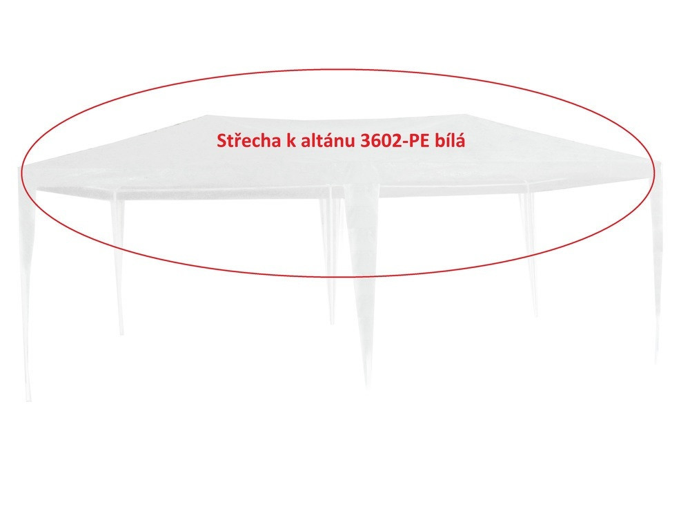Střecha k altánu 3902-PE ROJAPLAST