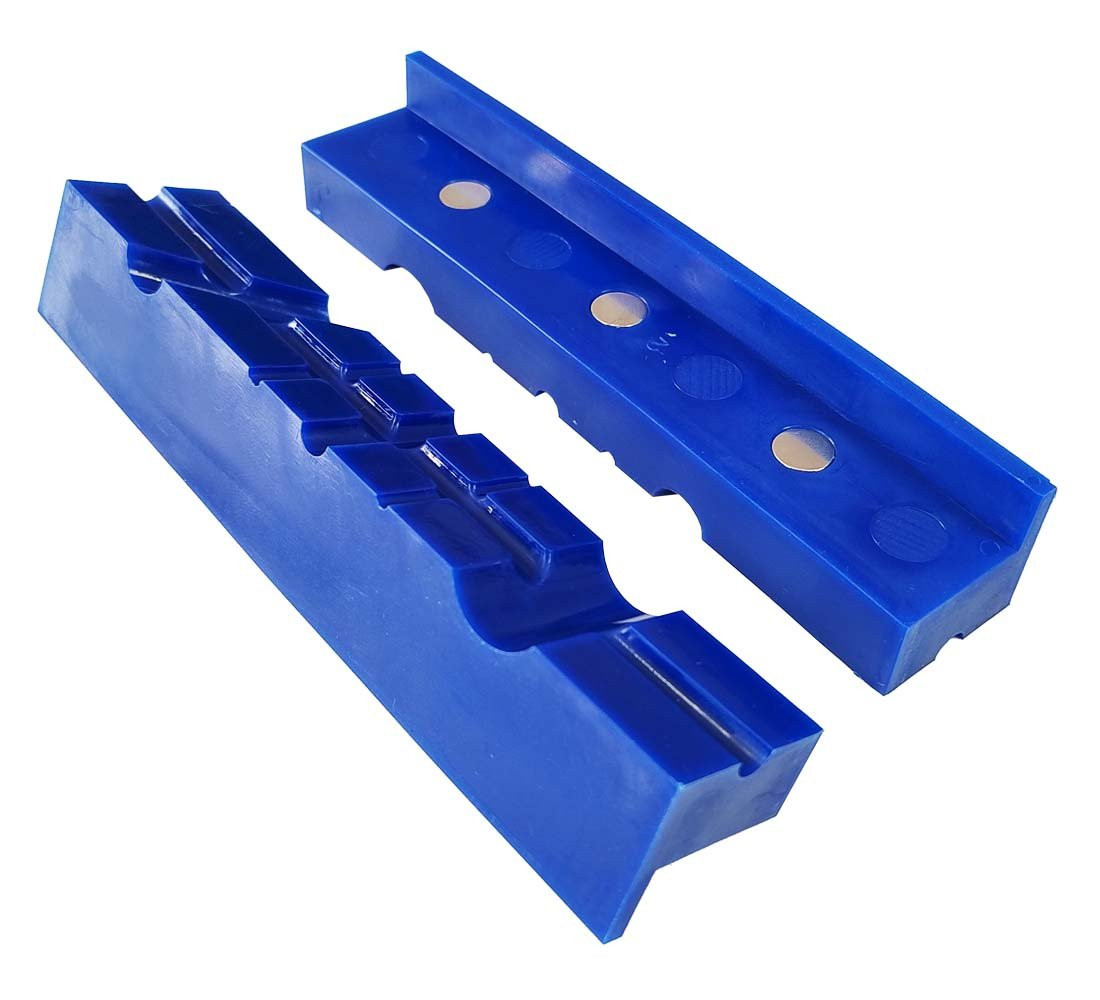 Vložky čelistí svěráku plast s magnety Magg - 155mm