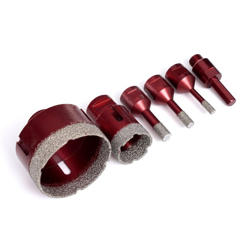 Kraft&Dele KD11219 sada diamantových vrtáků do keramiky 6 ks