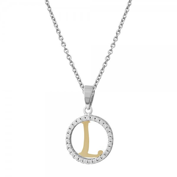 Přívěsek se syntetickými kameny 346-087-001456 1.00g