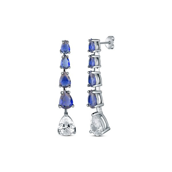 Náušnice se syntetickými kameny 136-391-TM0787-0000