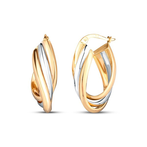 Náušnice bez kamenů 231-588-216188 3.75g