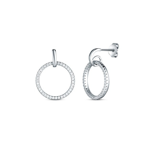 Náušnice se syntetickými kameny 136-927-144100-0000