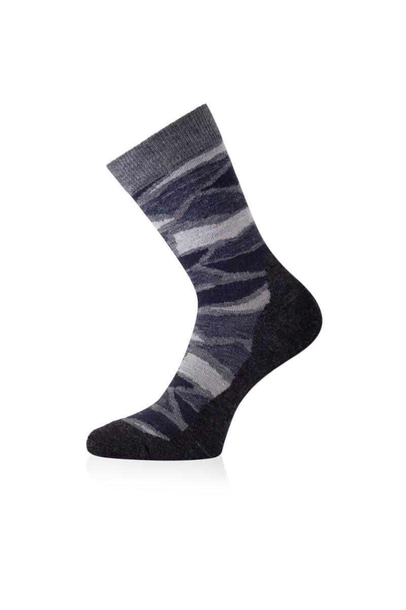 Lasting merino ponožky WLJ šedé Velikost: (46-49) XL