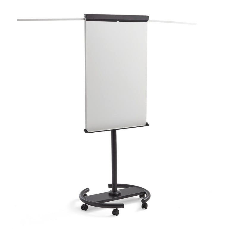 Mobilní skládací flipchart FANNY, černý