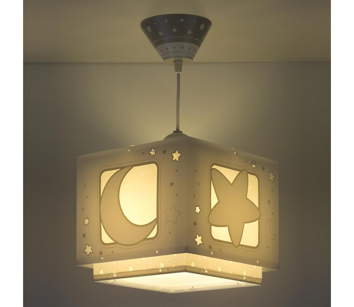 Dalber Dalber 63232E - Dětský lustr MOON LIGHT 1xE27/60W/230V