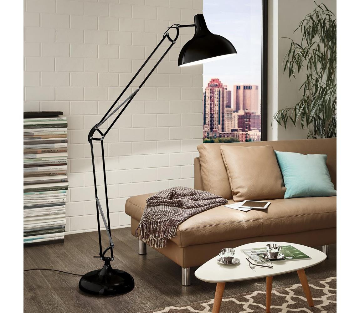 Eglo Eglo 94698 - Stojací lampa BORGILLIO 1xE27/60W/230V