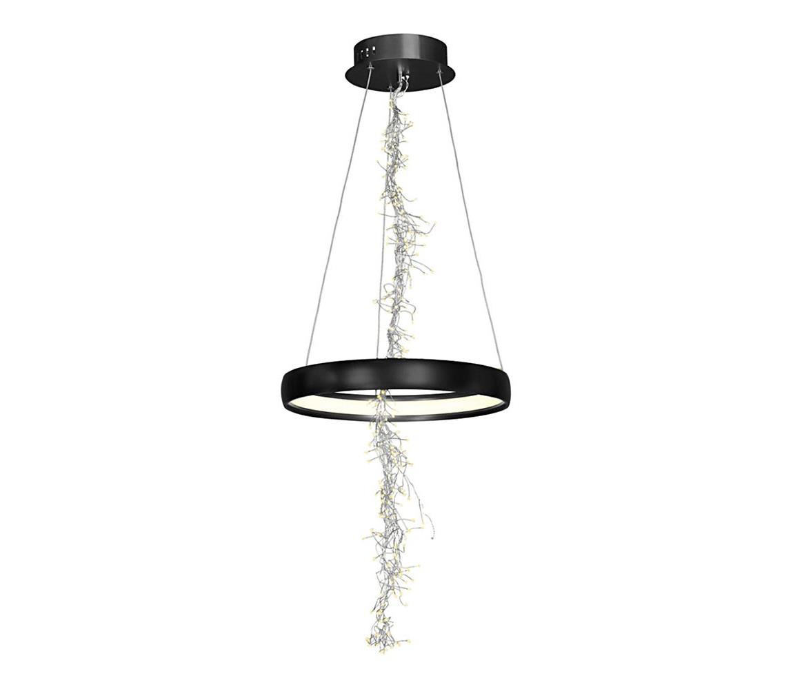 LED Lustr na lanku SPARK LED/35W/230V černá