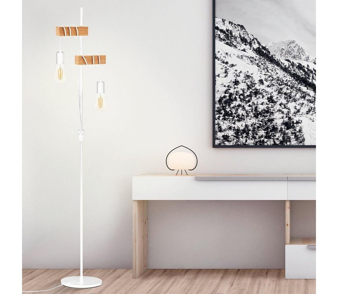 Eglo Eglo 33167 - Stojací lampa TOWNSHEND 2xE27/10W/230V