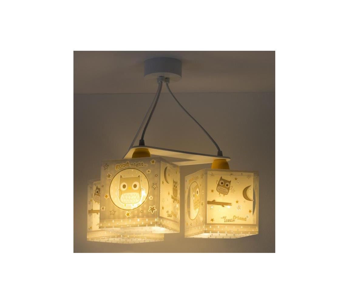 Dalber Dalber D-63394 - Dětský lustr GOOD NIGHT 3xE27/60W/230V