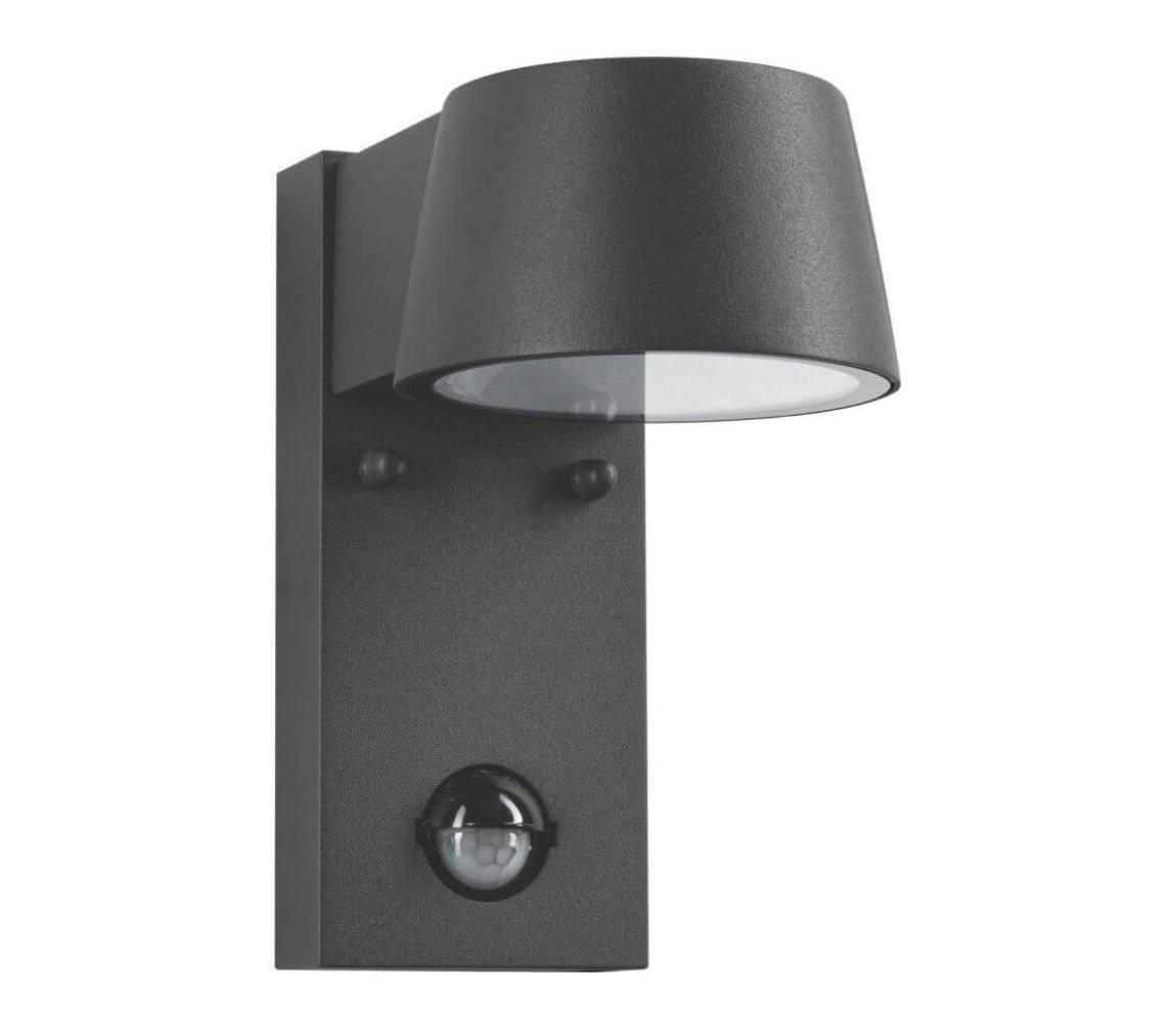 Paulmann Paulmann 94453 - LED/6W IP44 Venkovní nástěnné svítidlo se senzorem CAPEA 230V
