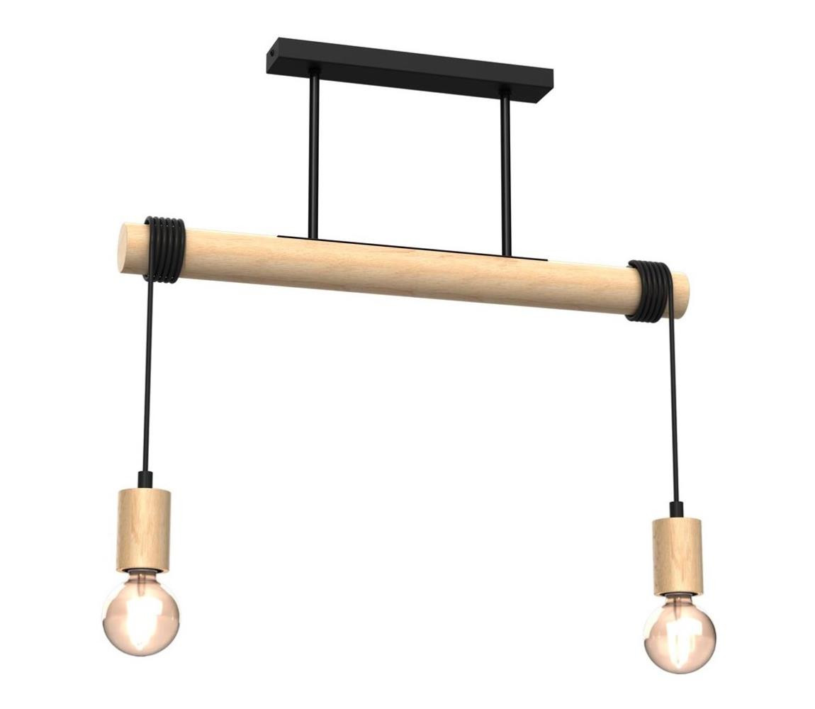 Přisazený lustr VIGA 2xE27/60W/230V dřevo