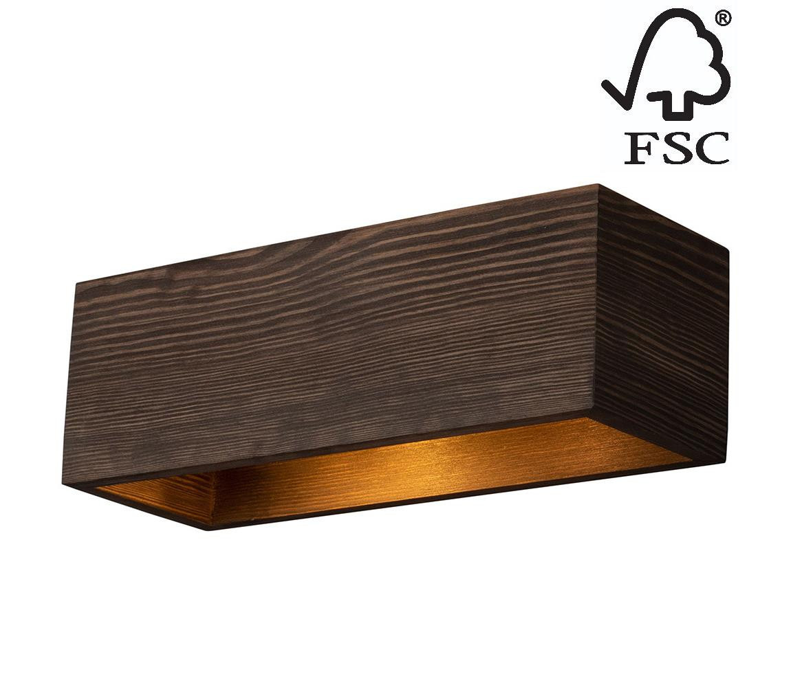 DO2251256 - Nástěnné svítidlo KENZO 2xG9/6W/230V borovice