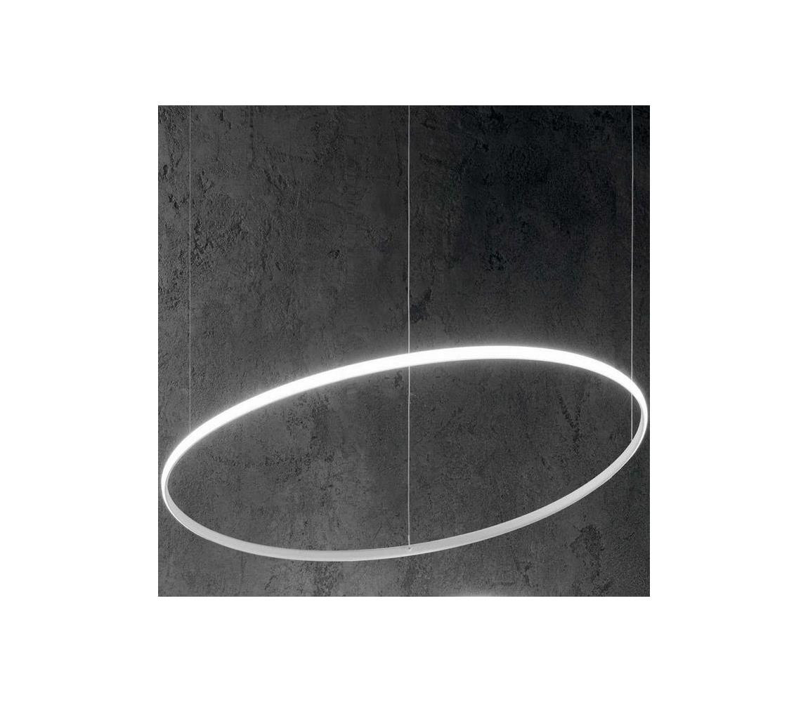 Ideal Lux Ideal Lux - LED Lustr na lanku HULAHOOP LED/28W/230V 3000K pr. 61 cm CRI 90 bílá