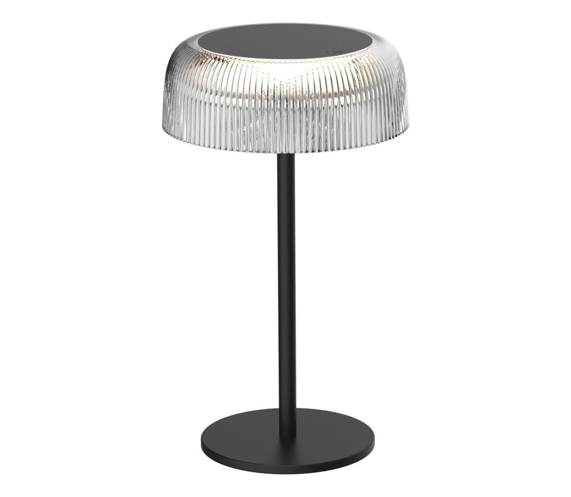 LED Stmívatelná stolní lampa TRYPOLIS LED/2W/5V USB 1800 mAh IP44 černá