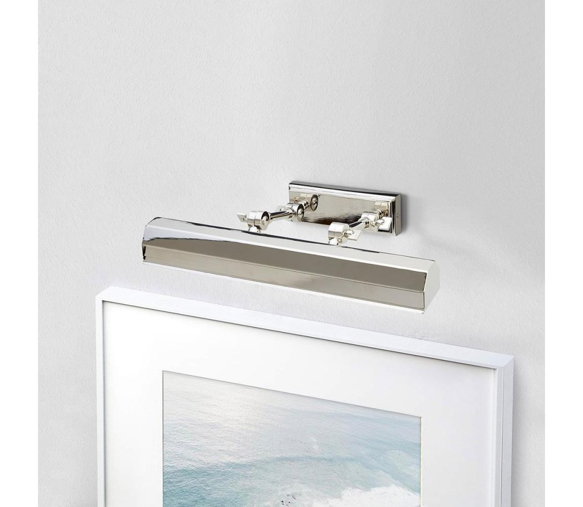 Elstead Elstead CHAWTON-PLM-PN - Obrazové svítidlo CHAWTON 2xE14/40W/230V chrom