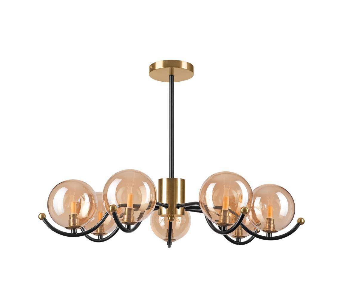 Lustr na tyči GEORGIA 7xE14/5W/230V