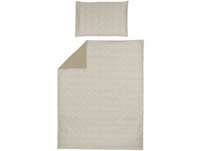 Meyco povlečení 100x135 cm Cheetah taupe / Uni taupe