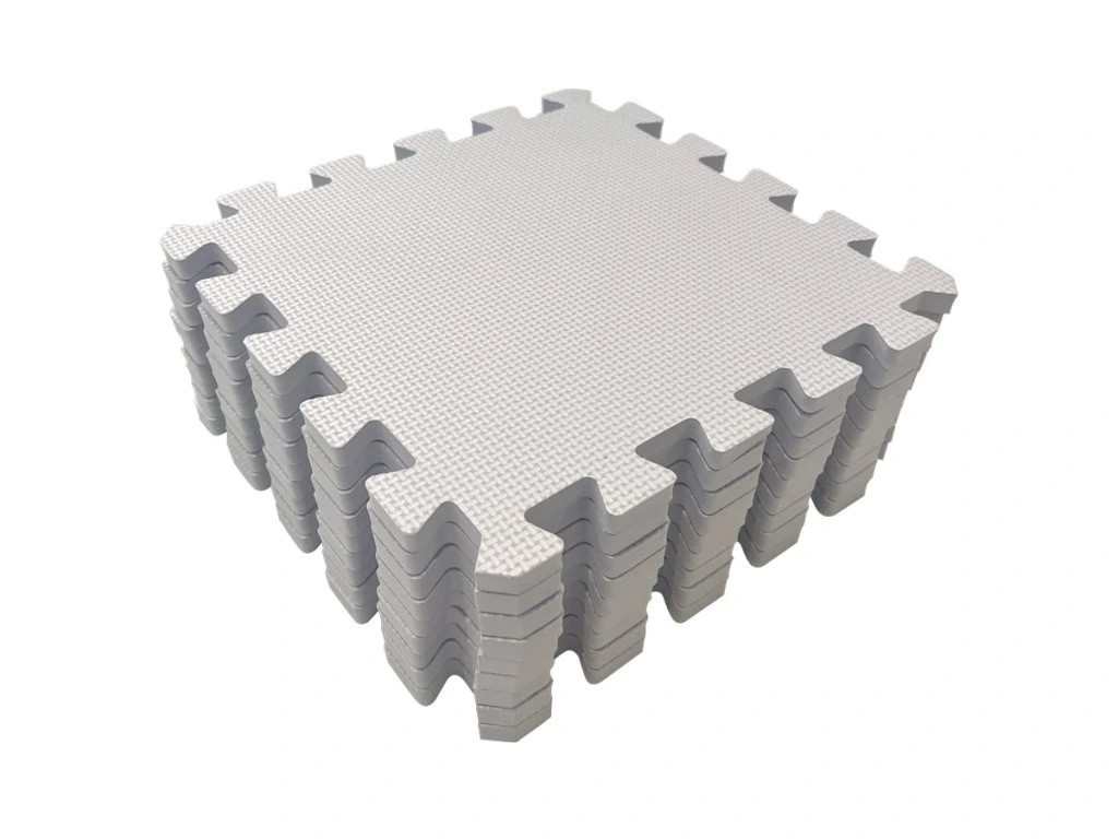 RIALTO BABY RIAILTO Hrací podložka puzzle Silver 90x90 cm