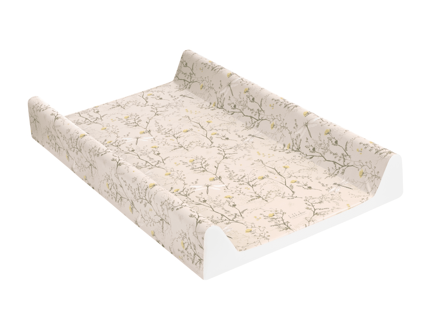 KIKKABOO Přebalovací podložka pevná 50x70 cm Secret Garden Beige