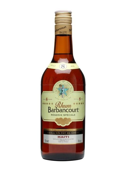 Barbancourt 8 yo 43%  0,75 l