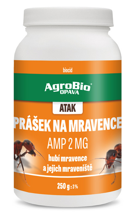 AgroBio Atak prášek na mravence AMP 250 g