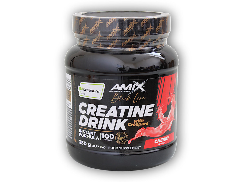 Amix Black Line Black Line Creatine Creapure Powder Drink 350g Varianta: orange