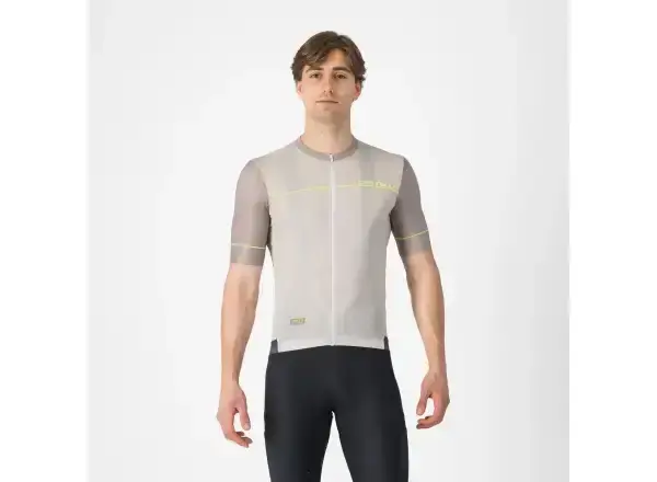 Castelli Unlimited Endurance 2 pánský dres krátký rukáv Silver Moon/Dark Silver Moon vel. M